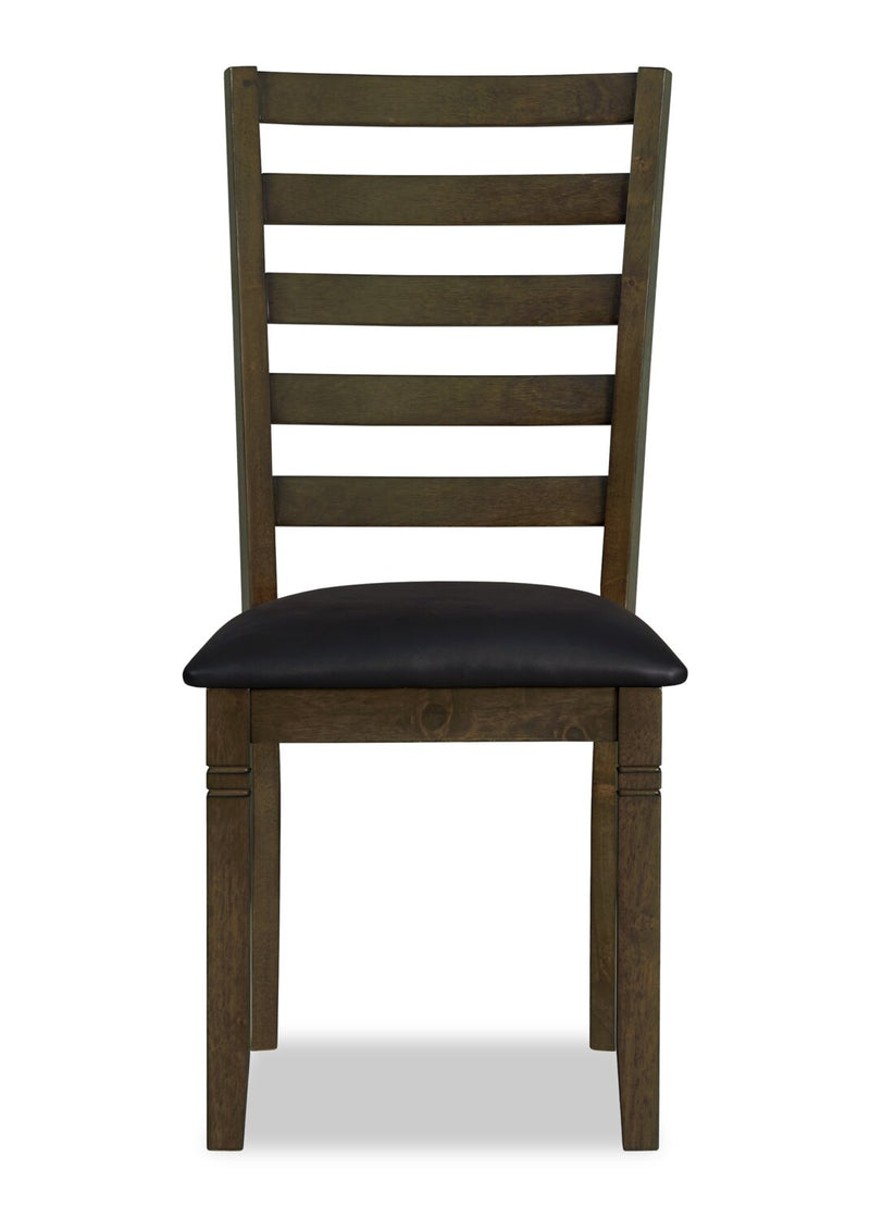 Devon 7pc Dining Set with Table & 6 Chairs - 60"W, Wood - Dark Brown ...