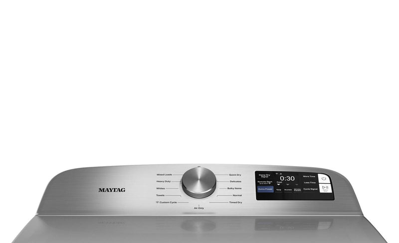 Maytag 7.4 Cu. Ft. Top Load Gas Dryer with Advanced Moisture Sensing – Grey - MGD6205RR
