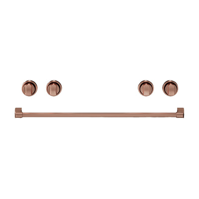 Thor Kitchen Handle and Knob Set for 36” Range in Rose Gold - CKA-RE36-RSG | Ensemble de poignées et de boutons Thor Kitchen or rose pour cuisinière de 36 po - | RE36KRSG