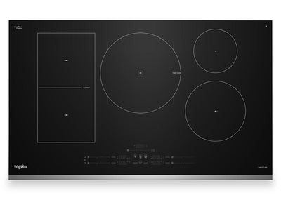 Whirlpool 36" 5-Element Induction Cooktop - Stainless Steel - WCIT7536SS | Surface de cuisson à induction Whirlpool de 36 po à 5 éléments - acier inoxydable - WCIT7536SS