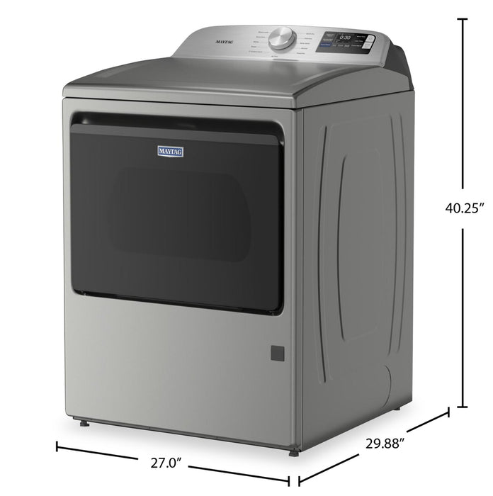 Maytag 7.4 Cu. Ft. Top Load Gas Dryer with Advanced Moisture Sensing – Grey - MGD6205RR