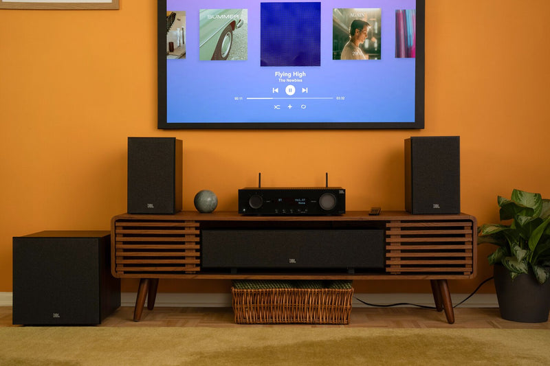 JBL Stage 250B 2-Way 5.25\" Bookshelf Loudspeaker Pair - Black (JBL250BBLK)