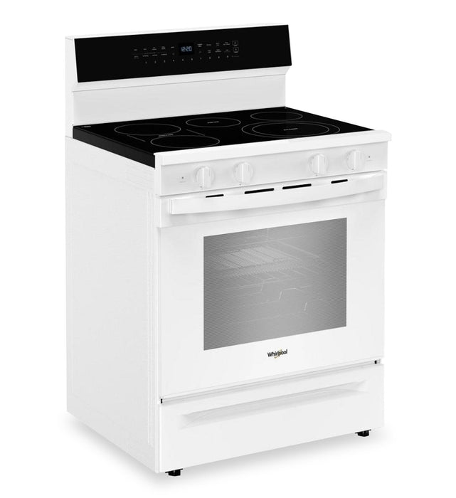 Whirlpool 30\" 5.3 Cu. Ft. Electric Range with No Preheat Air Fry - White - YWFES7030SW