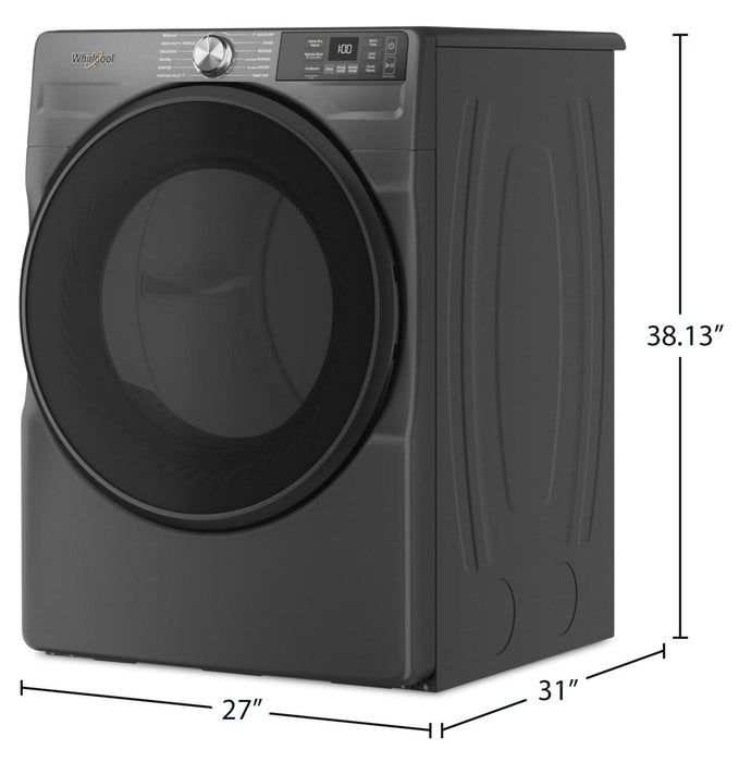 Whirlpool 7.4 Cu. Ft. Smart Electric Dryer with Wrinkle Shield™ - Volcano Black - YWED5720RU