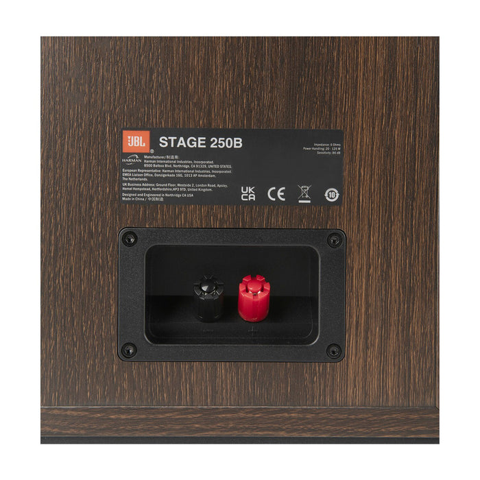 JBL Stage 250B 2-Way 5.25\" Bookshelf Loudspeaker Pair - Black (JBL250BBLK)