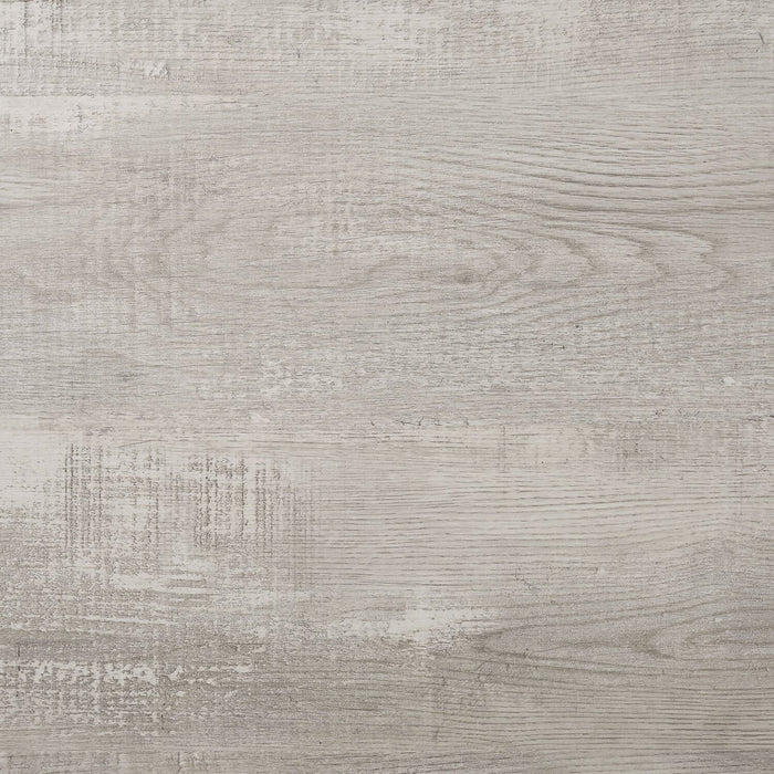 Lark Panel Bed with Headboard & Frame, Chevron Pattern, Rustic White - Full Size