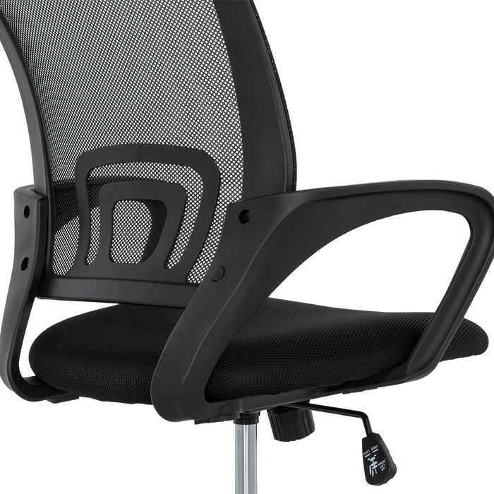 Sealy® Raven 25.2” Adjustable Ergonomic Office Chair with Mesh Padding - Black