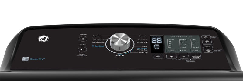 GE 7.4 Cu. Ft. Electric Dryer with SaniFresh Cycle - Diamond Grey - GTD68EBMRDG