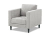 Metro 32\" Fabric Chair with Tufted Seat Cushion and Reversible Back Cushion - Neutral