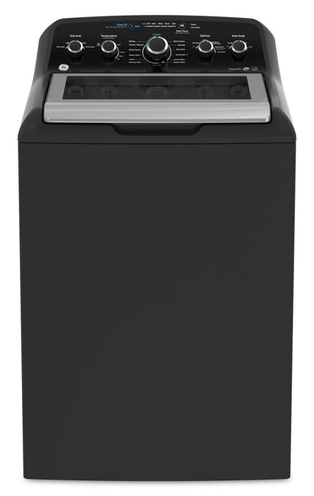 GE 4.9 Cu. Ft. Top Load Washer and 7.2 Cu. Ft. Electric Dryer – Diamond Grey