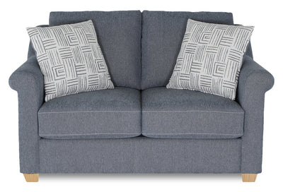 Finesse 59" Contemporary Chenille Fabric Loveseat - Flint Moss | Causeuse contemporaine Finesse de 59 po en tissu de chenille - mousse de silex