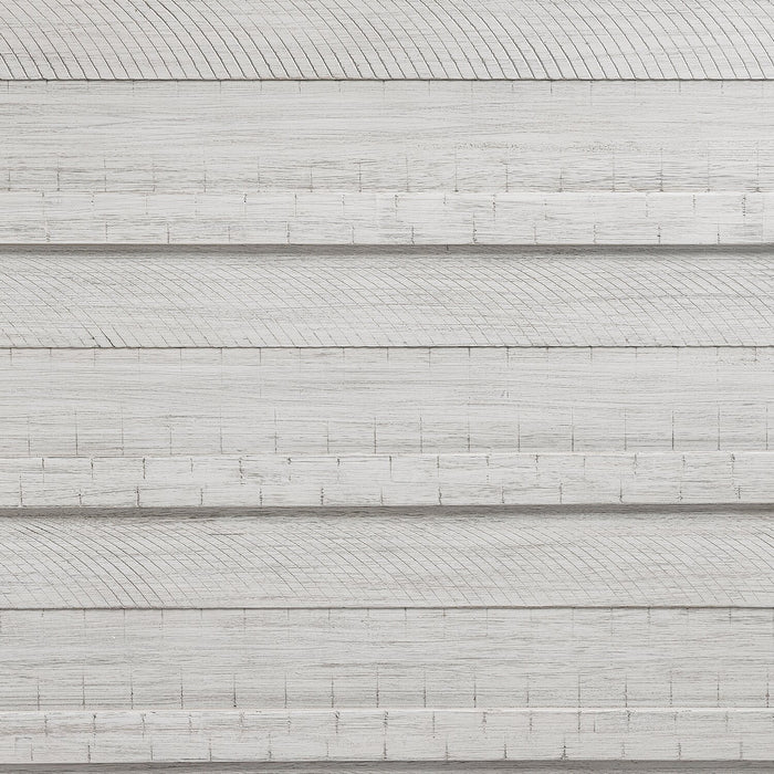 Haven Panel Bed with Headboard & Frame, White - Queen Size