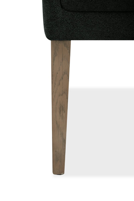 Clay Dining Chair with Polyester Fabric - Charcoal