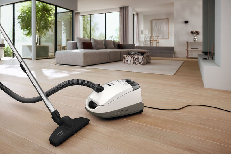 Miele Guard S1 Parquet Flex Canister Vacuum with Bag – Brilliant White - 41TRE034CDN