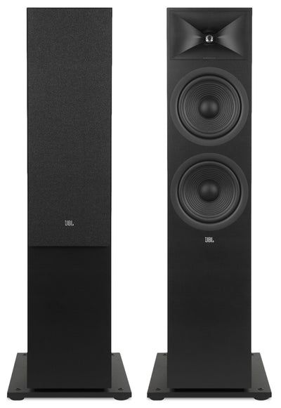 JBL Stage 280F Floorstanding Loudspeaker Set of Two – Black | Ensemble de 2 haut-parleurs colonne Stage 280F de JBL - noir