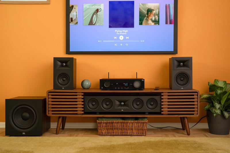 JBL Stage 250B 2-Way 5.25\" Bookshelf Loudspeaker Pair - Black (JBL250BBLK)