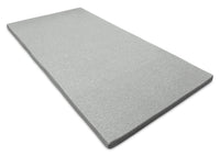 Large Memory Foam Sofa Bed Topper with Removable Zippered Cover