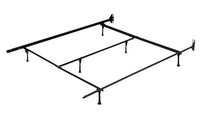 Twin/Full/Queen Versatile Metal Bed Frame with Glides