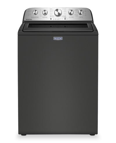 Maytag 5.5 Cu Ft. Top Load Impeller Washer with Pet Pro Option – Volcano Black - MTW5600RU | Laveuse Maytag à chargement par le haut de 5,5 pi3 avec turbine et option Animal Pet Pro - noir volcan - MTW5600RU
