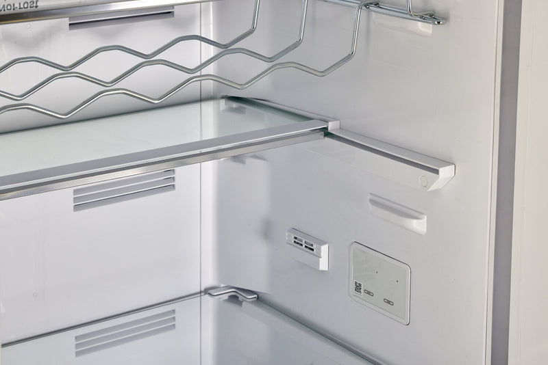 Classic Retro by Unique 24\" 12 Cu. Ft. Bottom-Freezer Refrigerator - Ocean Mist Turquoise - UGP-340L T AC