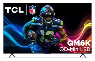 TCL 65" QM6K QD-Mini LED QLED 4K UHD Smart Google TV (65QM6K) | Téléviseur intelligent QLED TCL QM6K UHD 4K de 65 po avec Google TVMC et mini DEL QD (65QM6K)