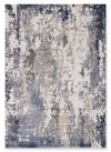 Lucas 6'7\" x 9'6\" Distressed Area Rug - Blue