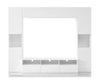 Celine 94.5\" 4 – Piece Entertainment Centre with Storage and Cable Management for TVs up to 70\" - White