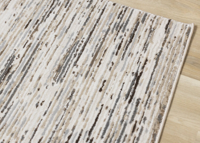 8' x 11'  Wool Beige Area Rug