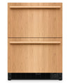 KitchenAid 24\" 5.7 Cu. Ft. Undercounter Double-Drawer Refrigerator/Freezer – Panel Ready - KUCT524SPA