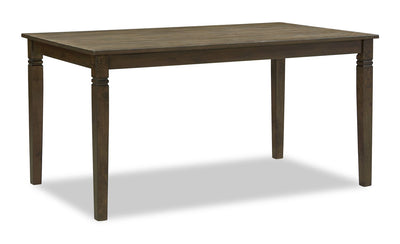 Devon Dining Table, Wood, 60"W - Dark Brown | Table de salle à manger Devon de 60 po (L) en bois - brun foncé