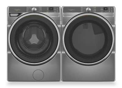 Whirlpool 5.8 Cu. Ft. Front-Load Washer with FreshFlow™ Vent System and 7.4 Cu. Ft. Electric Dryer | Laveuse à chargement frontal de 5,8 pi³ avec système de ventilation FreshFlowMC et sécheuse électrique de 7,4 pi³ de Whirlpool | WHFL67RR