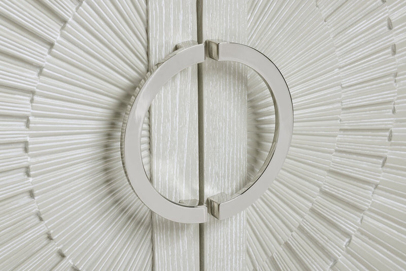 Vida Bedroom 2-Door Armoire Chest with Adjustable Shelves, 45\"W x 64\"H - Sand