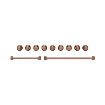 Thor Kitchen Handle and Knob Set for 48” Range in Rose Gold - CKA-RG48-RSG | Ensemble de poignées et de boutons Thor Kitchen or rose pour cuisinière de 48 po - CKA-RG48-RSG | RG48KRSG