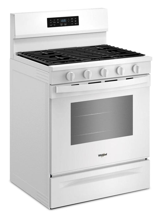 Whirlpool 5.0 Cu. Ft. Gas Range with Air Cooking – White - WFGS5730SW