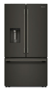 KitchenAid 30 Cu. Ft. French Door Refrigerator – Black Ore - KRFF436SBE