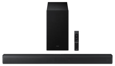 Samsung HW-B650F 3.1-Channel 370 W Soundbar with Wireless Subwoofer | Barre de son de 370 W à 3.1 canaux HW-B650F de Samsung et caisson d’extrêmes graves sans fil