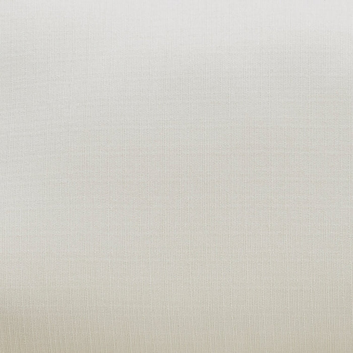 Cindy Crawford Home Gena 38.5\" Linen-Look Fabric Chair with Removable Back Cushion - Cotton White