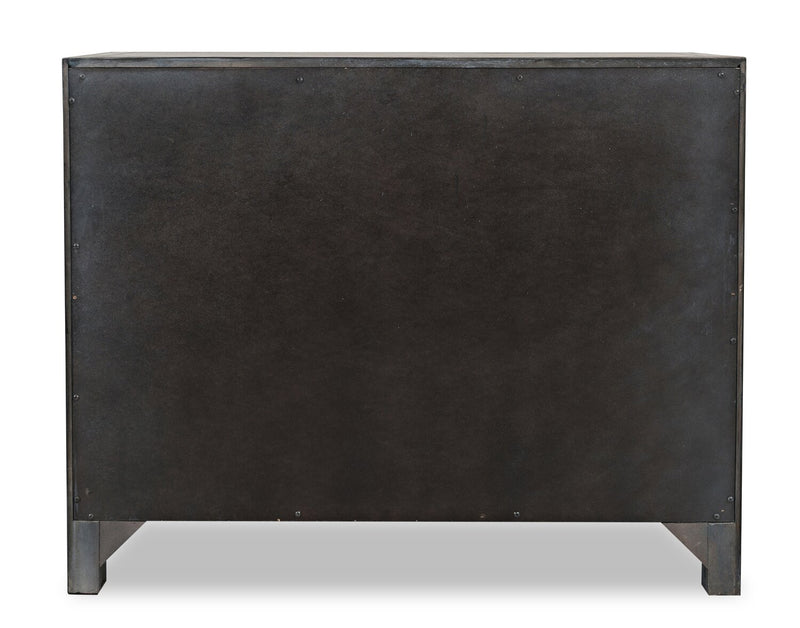 Keena 40\" Solid Wood Accent Cabinet - Grey