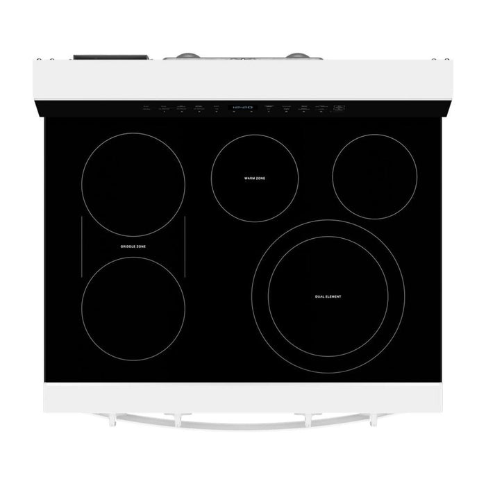 Whirlpool 30\" 5.3 Cu. Ft. Electric Range with No Preheat Air Fry - White - YWFES7030SW