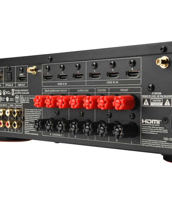 JBL MA710 7.2-Channel 8K AV Receiver - Black (JBLMA710BLKAM)