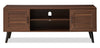 Archer 55\" Modern TV Stand with Storage for TVs up to 58\"- Dark Walnut