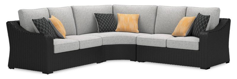 Jasper Patio 3-Piece Set - Black