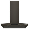 KitchenAid 36\" Wall-Mount 4-Speed Canopy Range Hood – Black Ore - KVWC736SBE