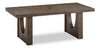 Kort & Co. Sol Dining Table, Pedestal Base, 78\"W - Brown