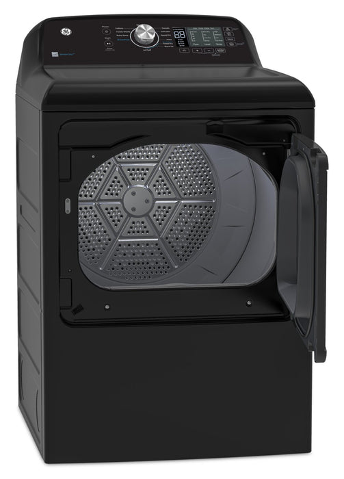 GE 5.3 Cu. Ft. Top Load Washer and 7.4 Cu. Ft. Electric Dryer – Diamond Grey