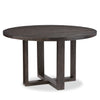 Zelda Dining Table with Pedestal Base, 52\"W Round - Espresso Brown