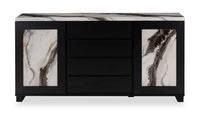 Vega Dining Server with Storage & 4 Drawers, 66