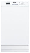 Danby 18\" 51 dBA Front-Control Built-In Dishwasher - White - DDW18D1EW