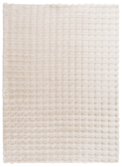 Dream Step Memory Foam Bubble Ivory Faux Fur Area Rug - 7' x 10' | Carpette Dream Step à bulles en fausse fourrure ivoire avec mousse à mémoire de forme - 7 pi x 10 pi | BUBBIV08