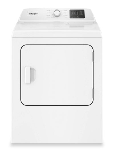 Whirlpool 7.0 Cu. Ft. Gas Dryer with Adaptive Dry – White - WGD4105SW | Sécheuse à gaz Whirlpool de 7,0 pi3 avec séchage par détection automatique - blanche - WGD4105SW
